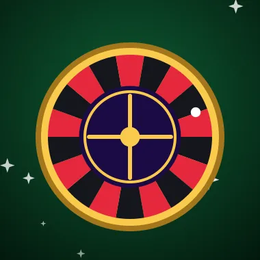 Live Casino Live casino tile with a roulette wheel